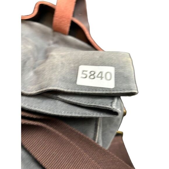 Aserro Durable Canvas & Leather Backpack With Adjustable Straps - Picture 16 of 16